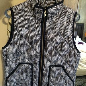 Jcrew herringbone vest